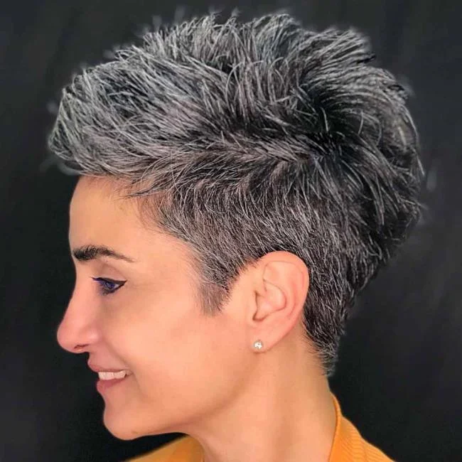 Potongan rambut yang sangat pendek: 150 gambar dan idea