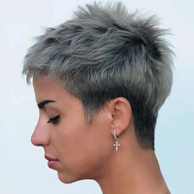 Potongan rambut yang sangat pendek: 150 gambar dan idea