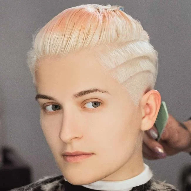 Potongan rambut yang sangat pendek: 150 gambar dan idea