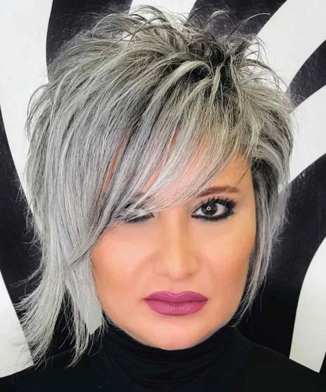 50以上および60以上のヘアカット：100の画像とアイデア