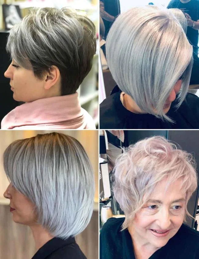 50以上および60以上のヘアカット：100の画像とアイデア