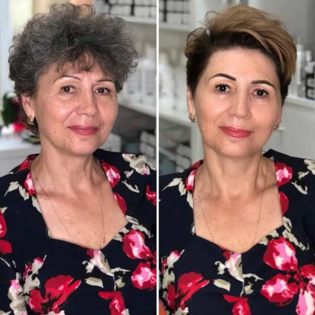 50以上および60以上のヘアカット：100の画像とアイデア