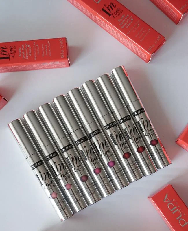 Pupa I'm Loveproof Liquid Lipsticks: บทวิจารณ์และภาพถ่าย