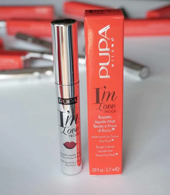 Pupa I'm Loveproof Liquid Lipsticks: บทวิจารณ์และภาพถ่าย
