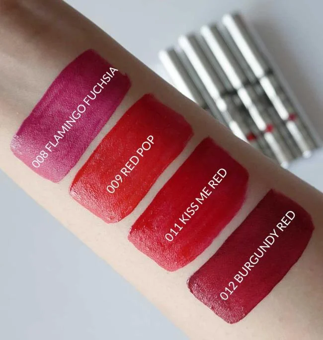 Pupa I'm Loveproof Liquid Lipsticks: บทวิจารณ์และภาพถ่าย