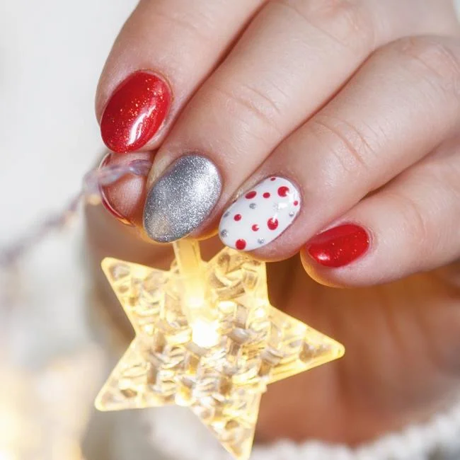 Weihnachtsnägel 2020, schöne Gel- und Nagelkunst: 150 Bilder