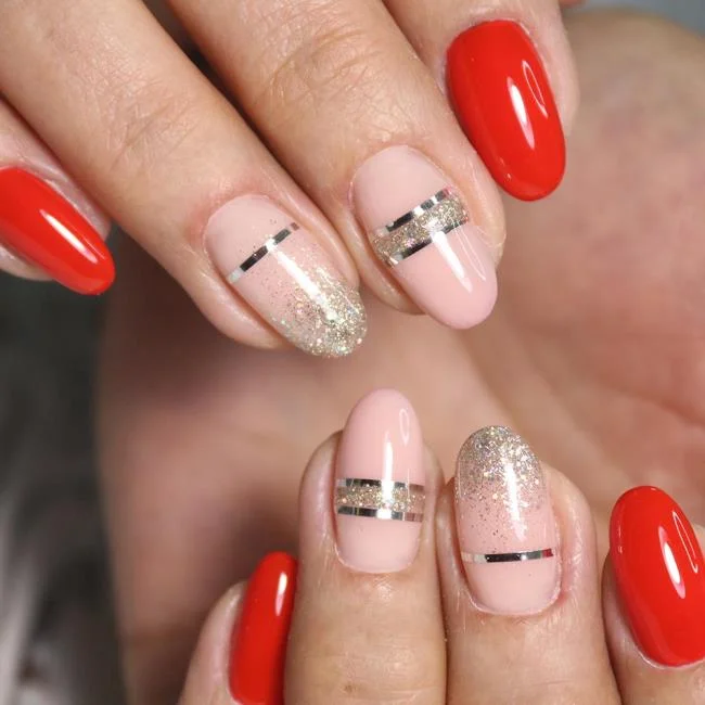 Weihnachtsnägel 2020, schöne Gel- und Nagelkunst: 150 Bilder