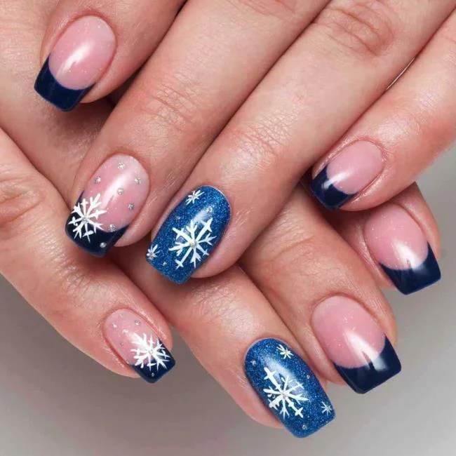 Weihnachtsnägel 2020, schöne Gel- und Nagelkunst: 150 Bilder