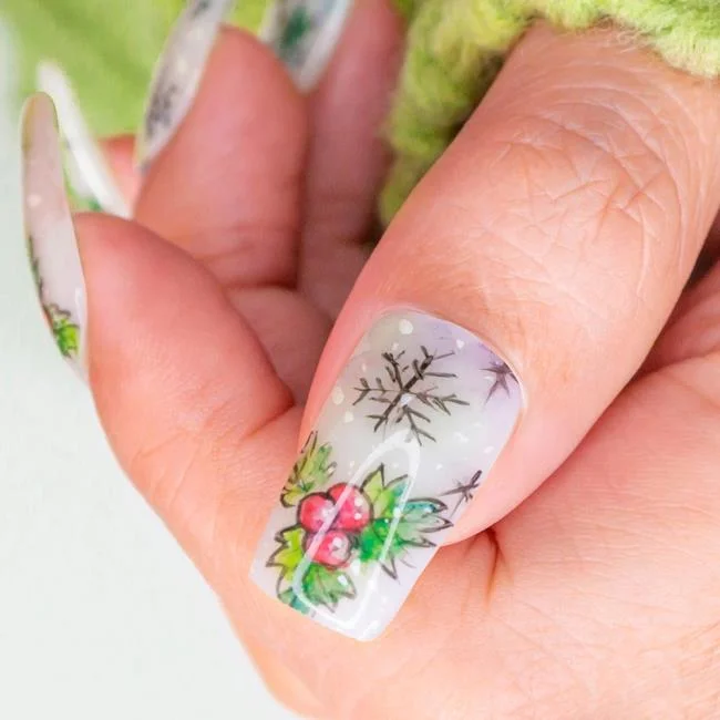 Weihnachtsnägel 2020, schöne Gel- und Nagelkunst: 150 Bilder