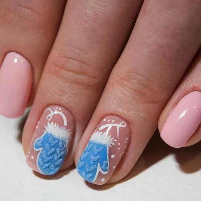 Weihnachtsnägel 2020, schöne Gel- und Nagelkunst: 150 Bilder