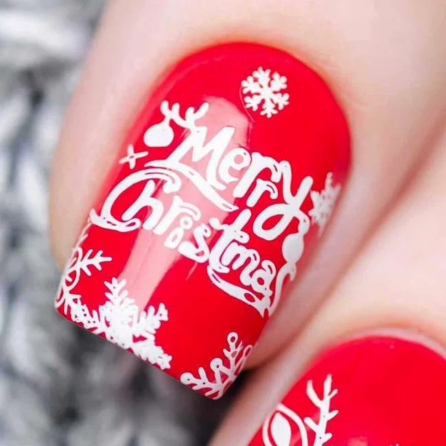 Weihnachtsnägel 2020, schöne Gel- und Nagelkunst: 150 Bilder