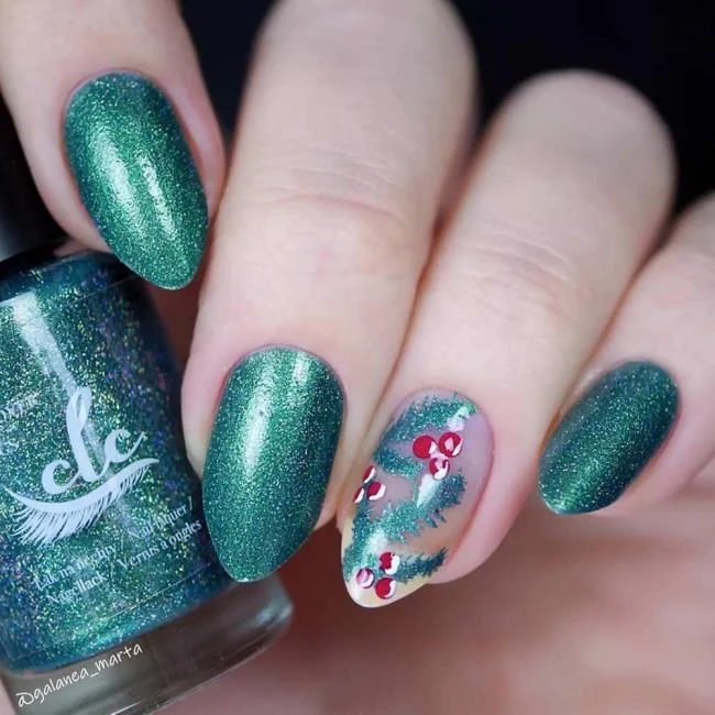 Weihnachtsnägel 2020, schöne Gel- und Nagelkunst: 150 Bilder