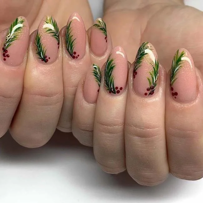 Weihnachtsnägel 2020, schöne Gel- und Nagelkunst: 150 Bilder