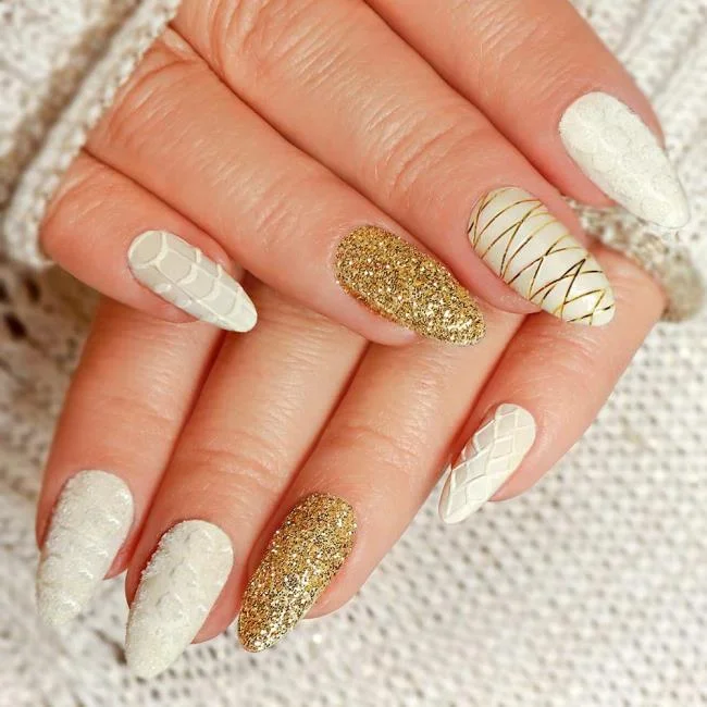 Weihnachtsnägel 2020, schöne Gel- und Nagelkunst: 150 Bilder