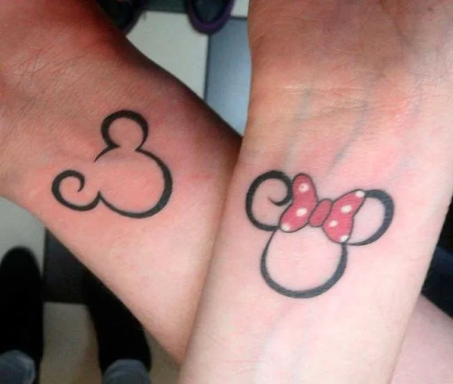 Tatu pasangan: 200 gambar dan idea yang indah