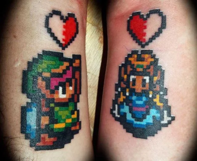 Tatu pasangan: 200 gambar dan idea yang indah