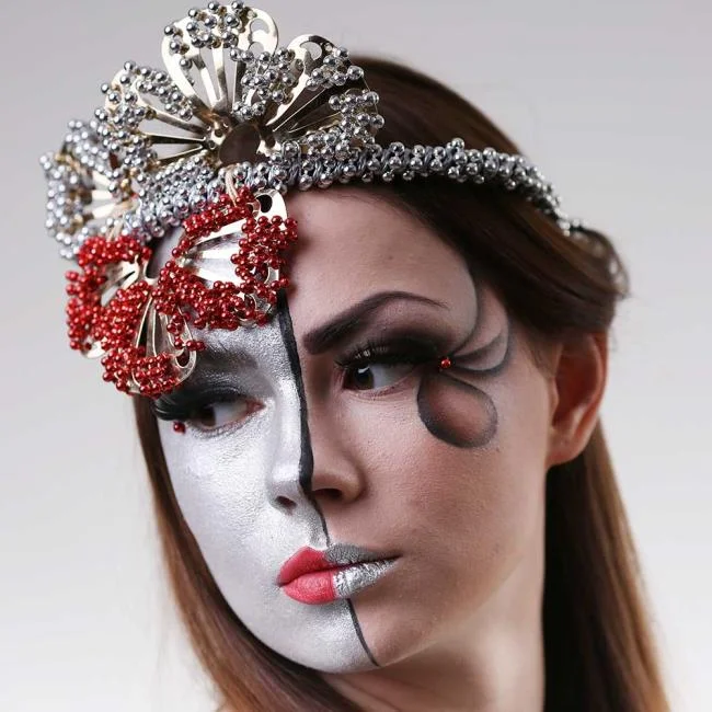 แต่งหน้างานรื่นเริง: ภาพถ่ายและไอเดียสวย ๆ 100 ภาพ