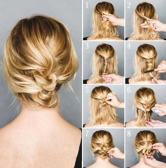 Gaya rambut rambut pendek dan sederhana 2020: 150 idea indah!