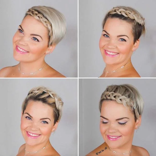 Gaya rambut rambut pendek dan sederhana 2020: 150 idea indah!