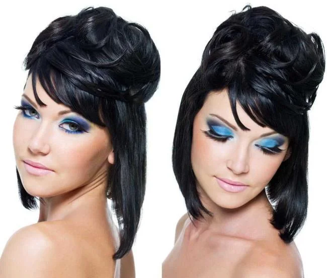 Gaya rambut Rambut lurus dan pendek: idea, tutorial