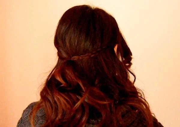 Frisuren für Weihnachten, einfach und schnell