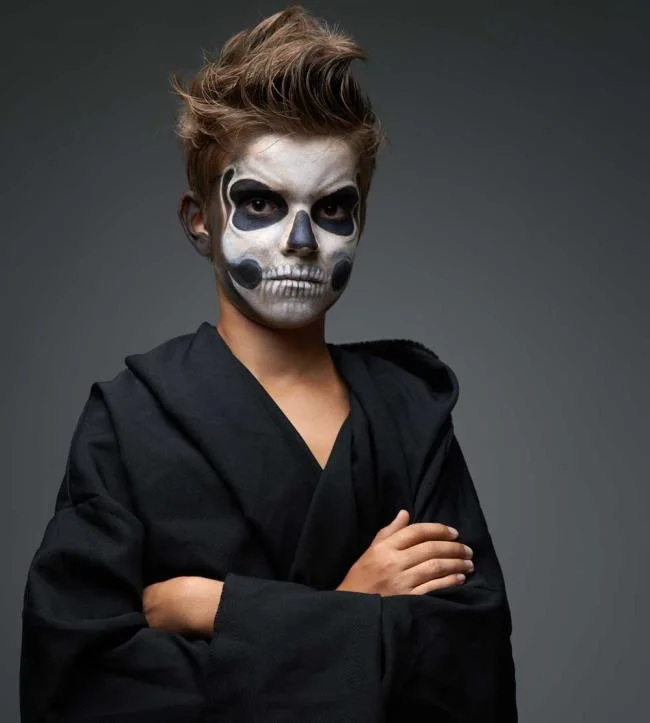 ハロウィーンキッズメイク2020：100の美しいアイデアと写真！
