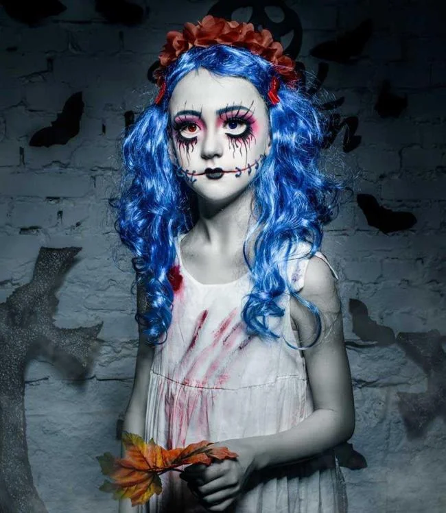 ハロウィーンキッズメイク2020：100の美しいアイデアと写真！