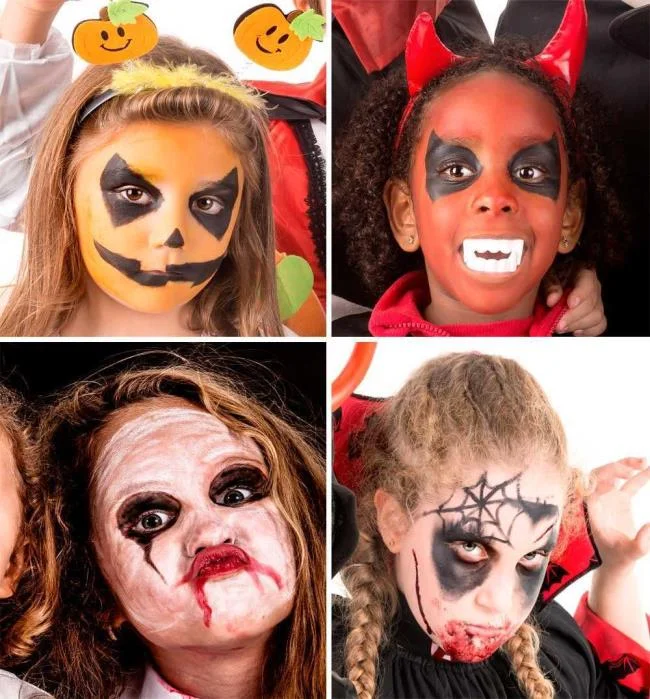 ハロウィーンキッズメイク2020：100の美しいアイデアと写真！