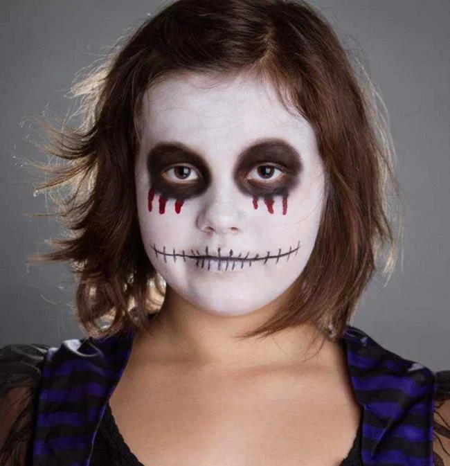 ハロウィーンキッズメイク2020：100の美しいアイデアと写真！