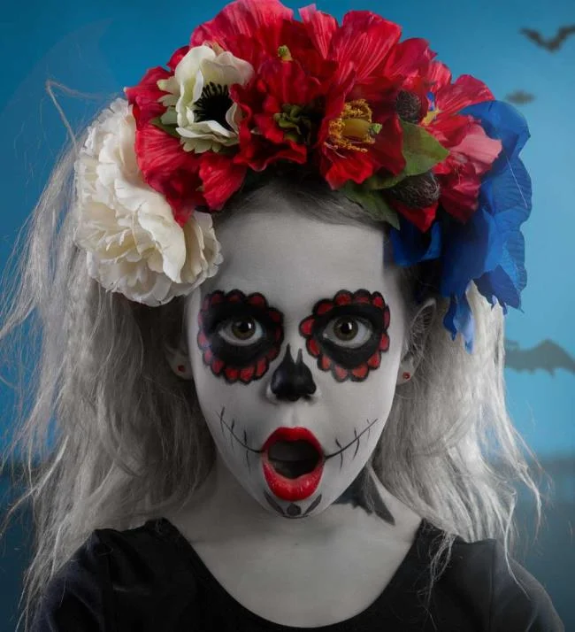 ハロウィーンキッズメイク2020：100の美しいアイデアと写真！