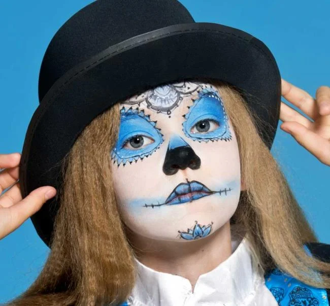 ハロウィーンキッズメイク2020：100の美しいアイデアと写真！