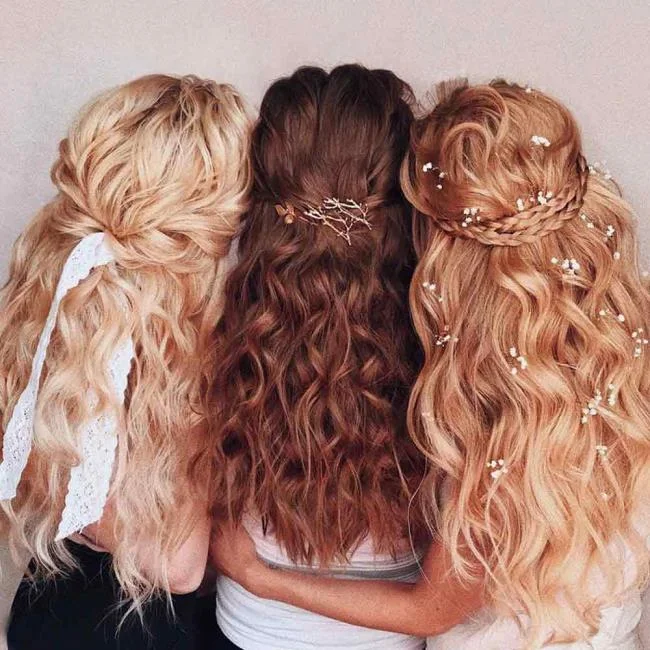 Gaya Rambut Rambut Panjang: 200 idea mudah dan cantik!