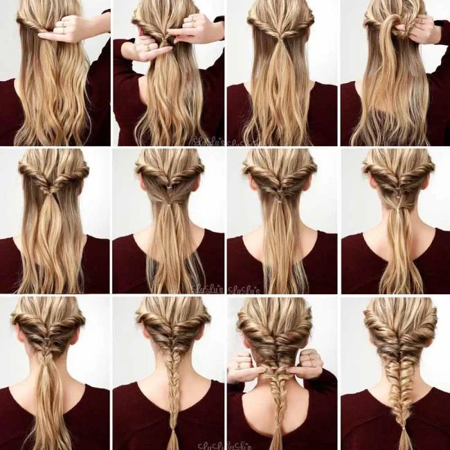 Gaya Rambut Rambut Panjang: 200 idea mudah dan cantik!