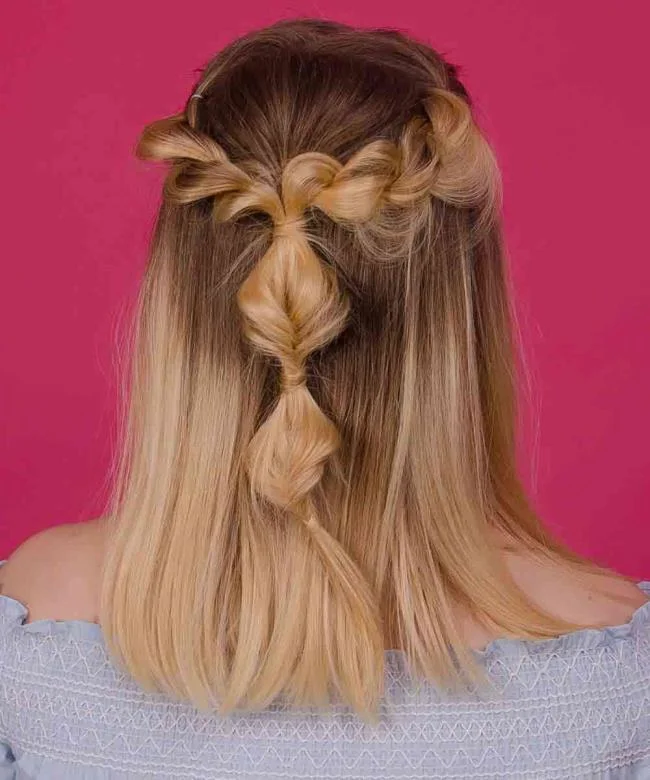 Gaya rambut dengan jalinan 2020: 150 idea dan tutorial yang indah