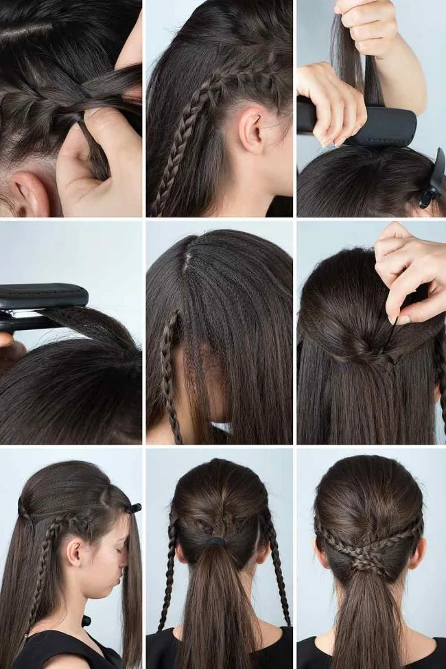 Gaya rambut dengan jalinan 2020: 150 idea dan tutorial yang indah