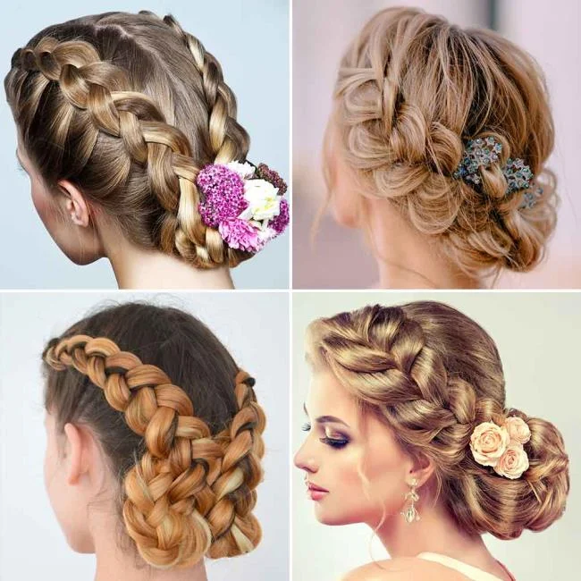 Gaya rambut dengan jalinan 2020: 150 idea dan tutorial yang indah