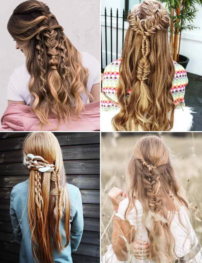 Gaya rambut dengan jalinan 2020: 150 idea dan tutorial yang indah