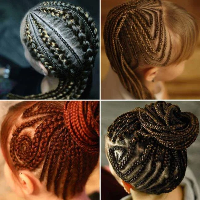 Gaya rambut dengan jalinan 2020: 150 idea dan tutorial yang indah