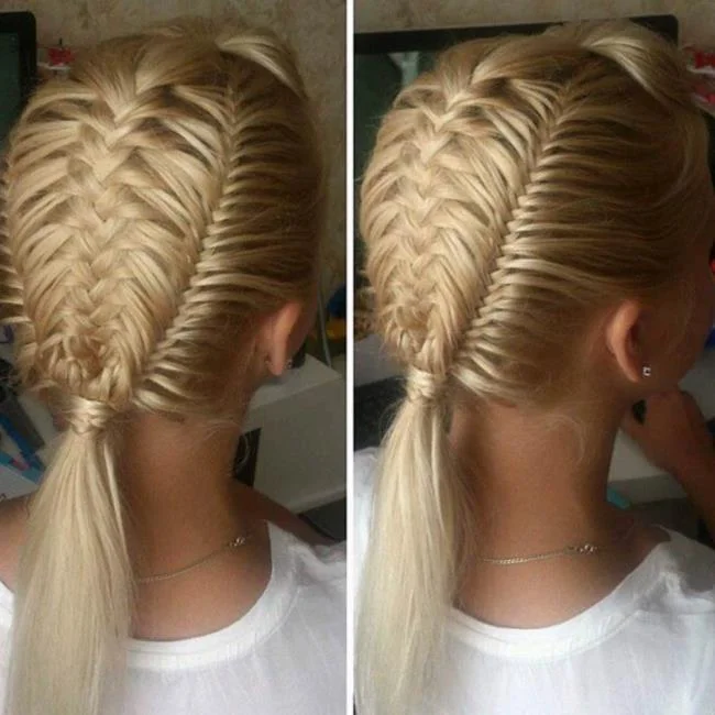 Gaya rambut dengan jalinan 2020: 150 idea dan tutorial yang indah