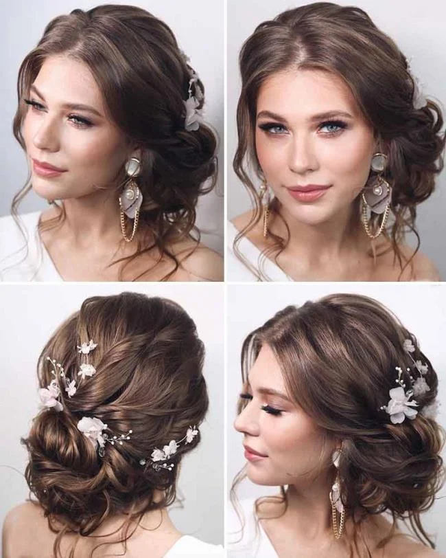 Gaya rambut perkahwinan untuk tetamu: 100 yang paling indah!