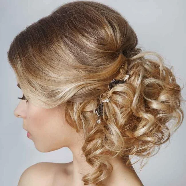 Gaya rambut perkahwinan untuk tetamu: 100 yang paling indah!
