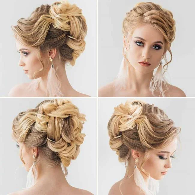 Gaya rambut perkahwinan untuk tetamu: 100 yang paling indah!