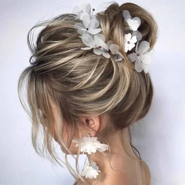 Gaya rambut perkahwinan untuk tetamu: 100 yang paling indah!