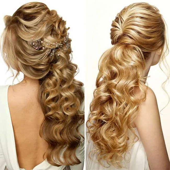 Gaya rambut perkahwinan untuk tetamu: 100 yang paling indah!