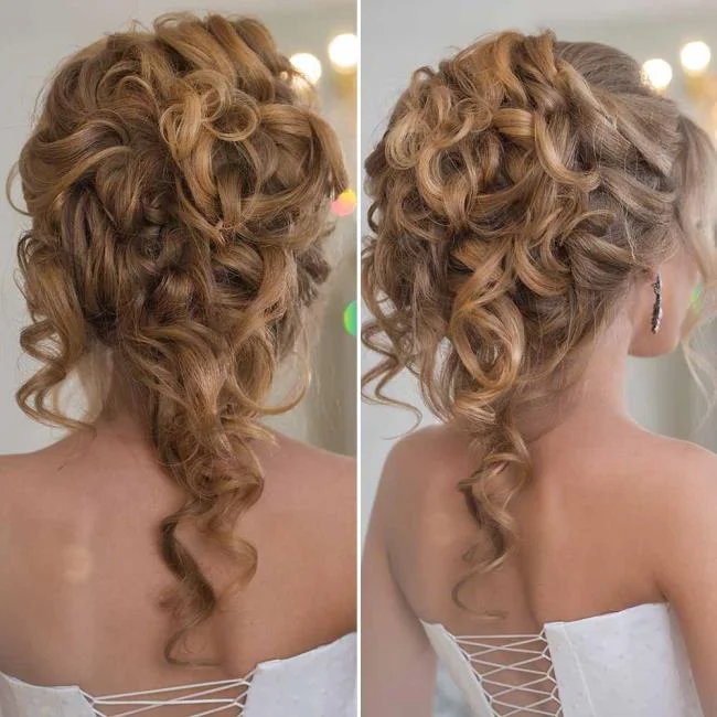 Gaya rambut kerinting: 130 idea sederhana dan cantik