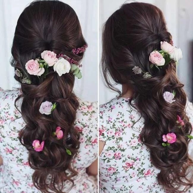 Gaya rambut kerinting: 130 idea sederhana dan cantik