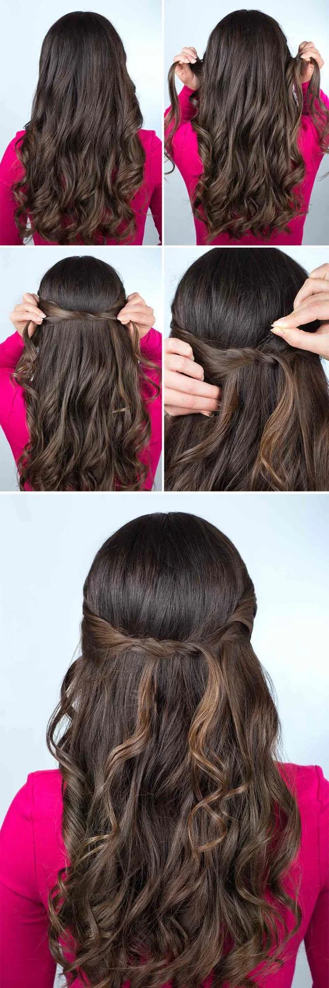 Gaya rambut kerinting: 130 idea sederhana dan cantik