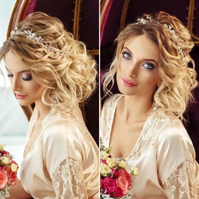 Gaya rambut kerinting: 130 idea sederhana dan cantik