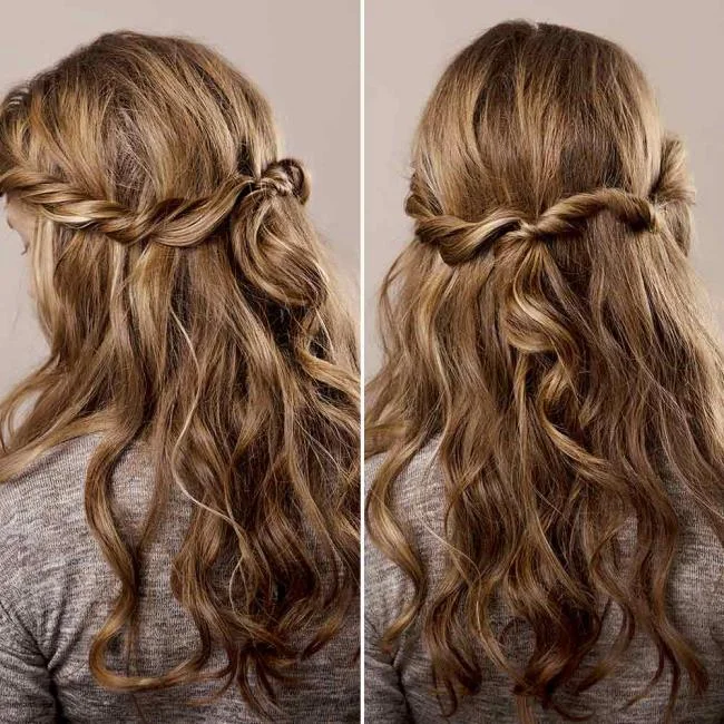 Gaya rambut kerinting: 130 idea sederhana dan cantik