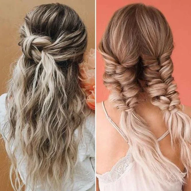 Gaya rambut kerinting: 130 idea sederhana dan cantik